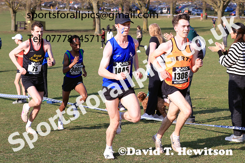 Senior mens 2025 UK CAU Inter Counties Cross Country Champs., Wollaton Park, Nottingham. Photo: David T. Hewitson/Sports for All Pics